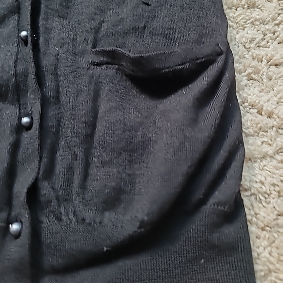 Calvin Kline Women's Sleeveless Cardigan Black Size S - Picture 2 of 5